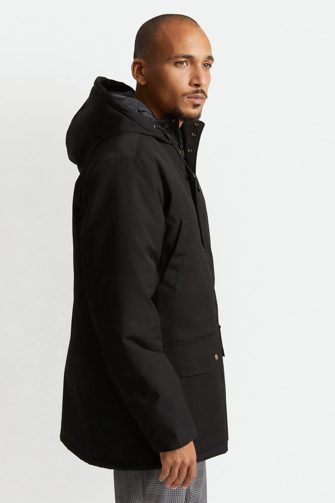 Brixton Storm Parka Jacket Black