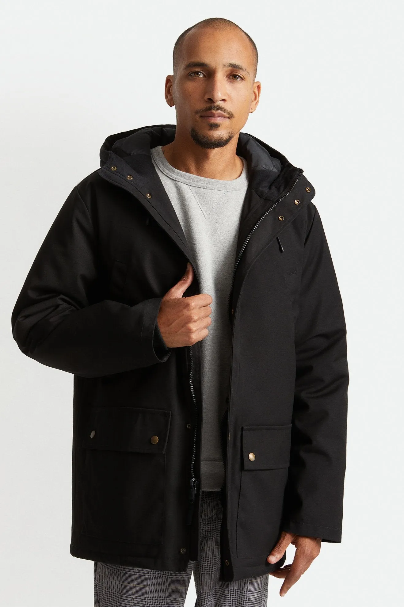 Brixton Storm Parka Jacket Black