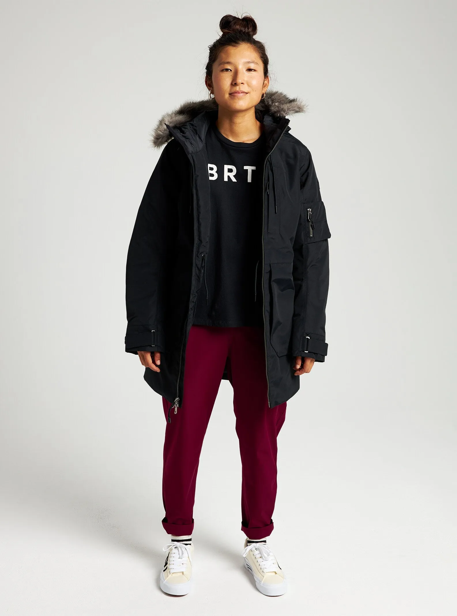 Burton Womens Saxton Parka Winter Jacket