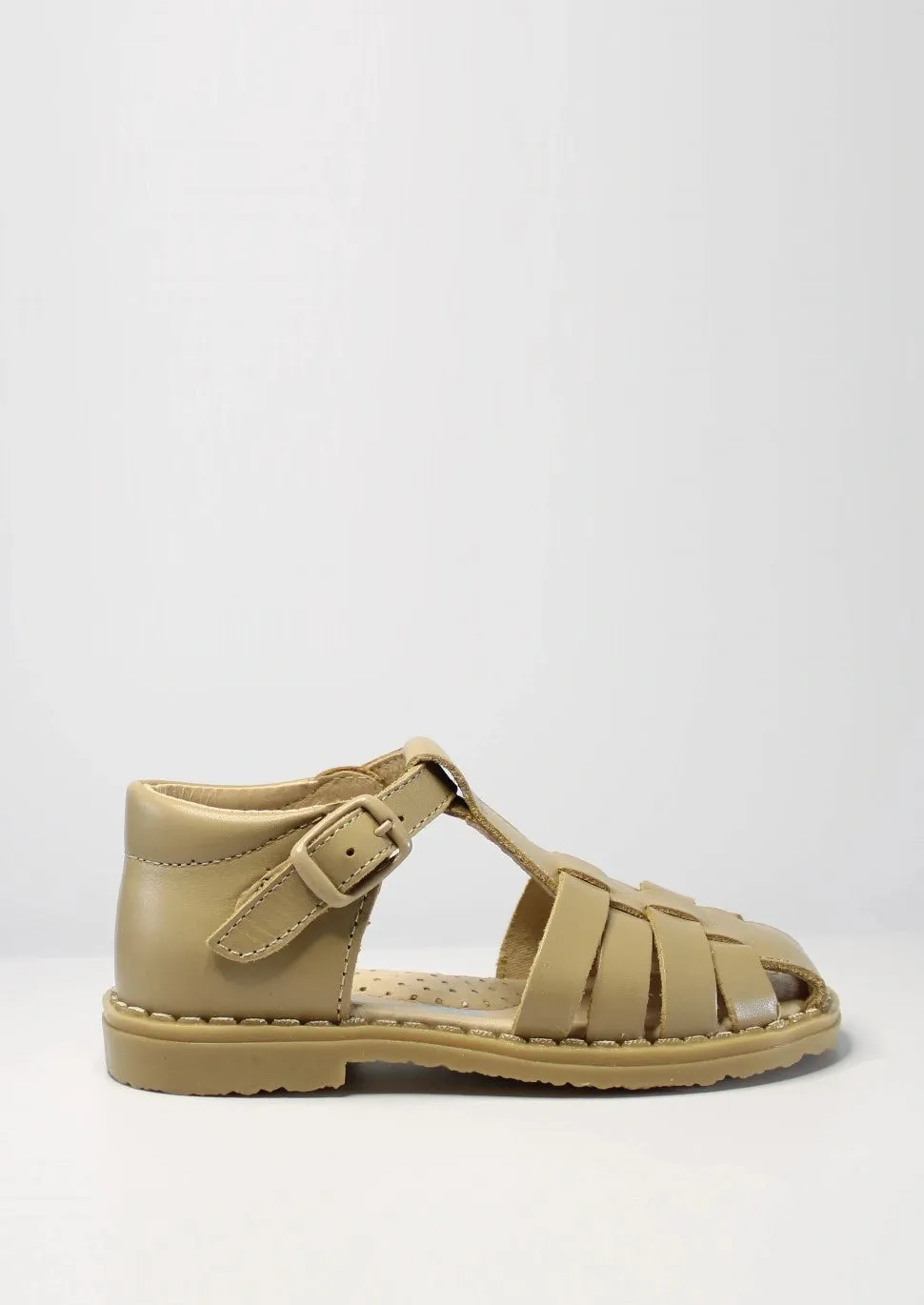 Camel Leather Sandal