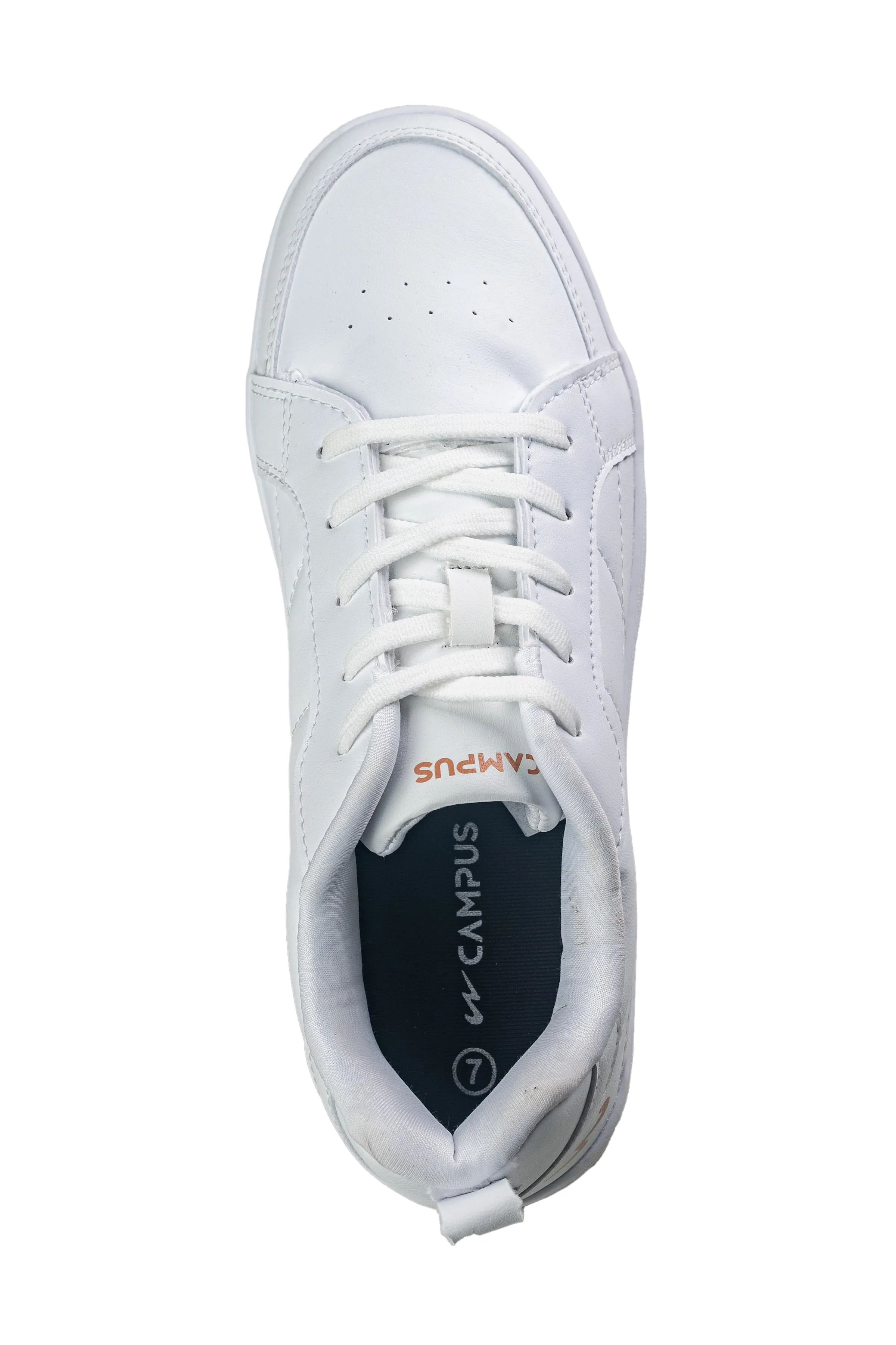 Campus Gents White Sports Shoe