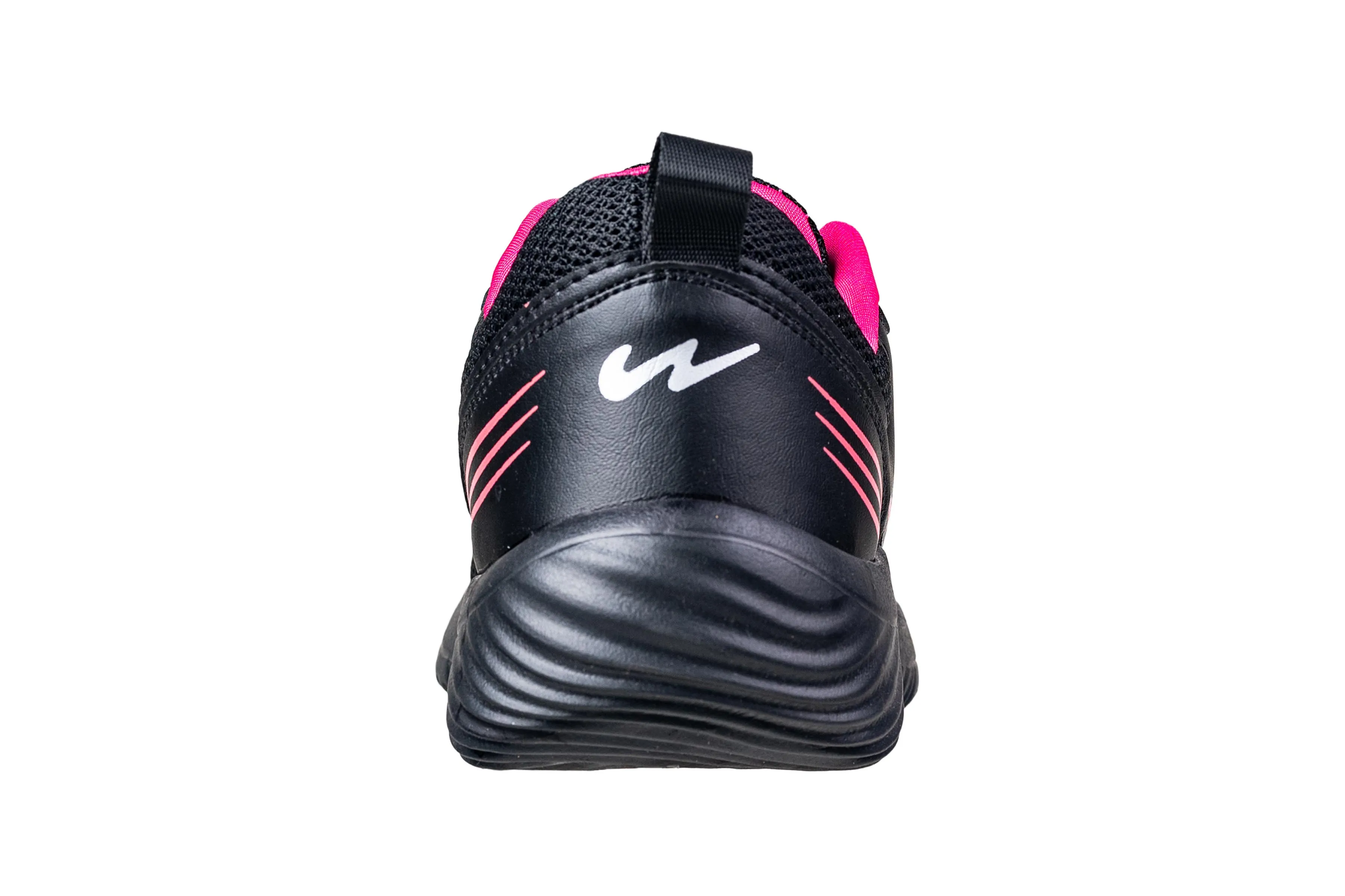 Campus Ladies Black / Rani Sports Shoe