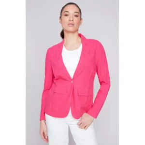 Charlie B Solid Linen Blazer