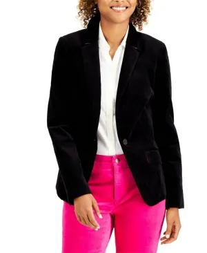 Charter Club Women's Velveteen Blazer