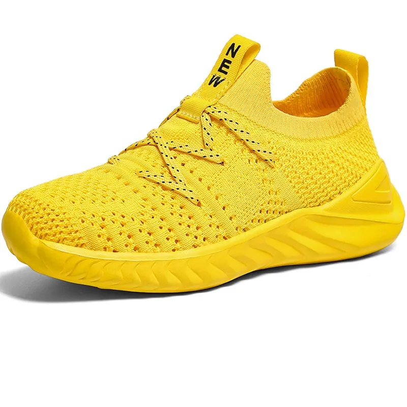 Children Casual Shoes Boys Child Flats Unisex Walking Shoe White