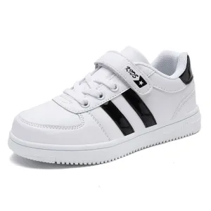 Children Casual Shoes Boys Child Flats Unisex Walking Shoe White