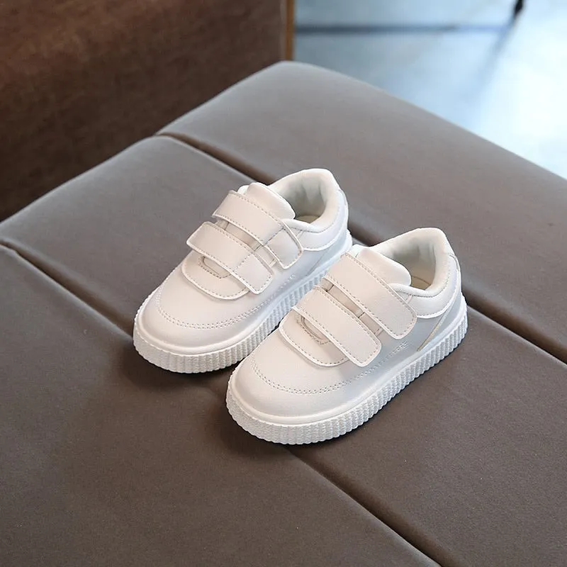 Children leather shoes school shoes pink