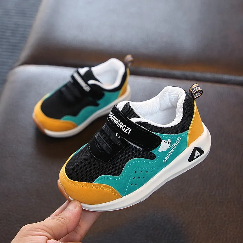 Children's sports shoes boys girls casual breathable mesh shoes