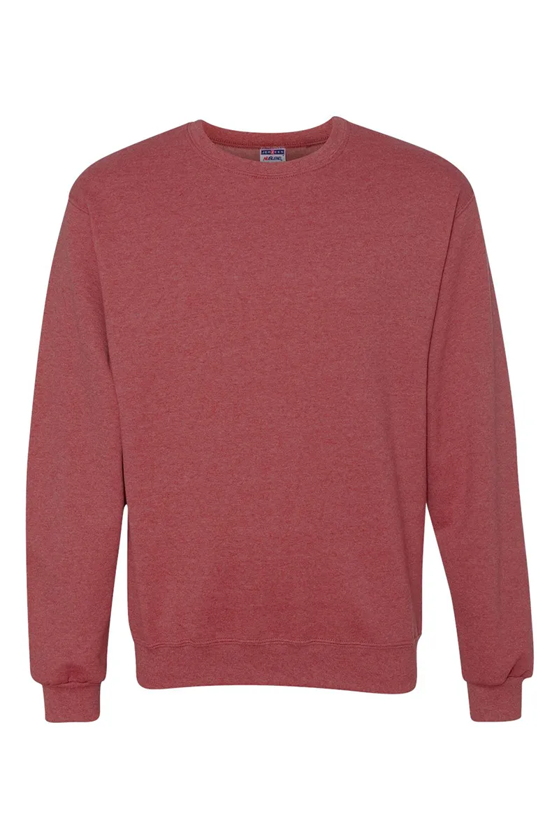 Circle Football Team Name Red Unisex NuBlend Crew Sweatshirt