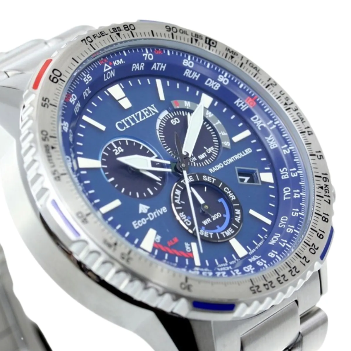 Citizen Promaster CB5000-50L CB5000 SKY Chronograph Blue Dial Eco-Drive Mens Watch