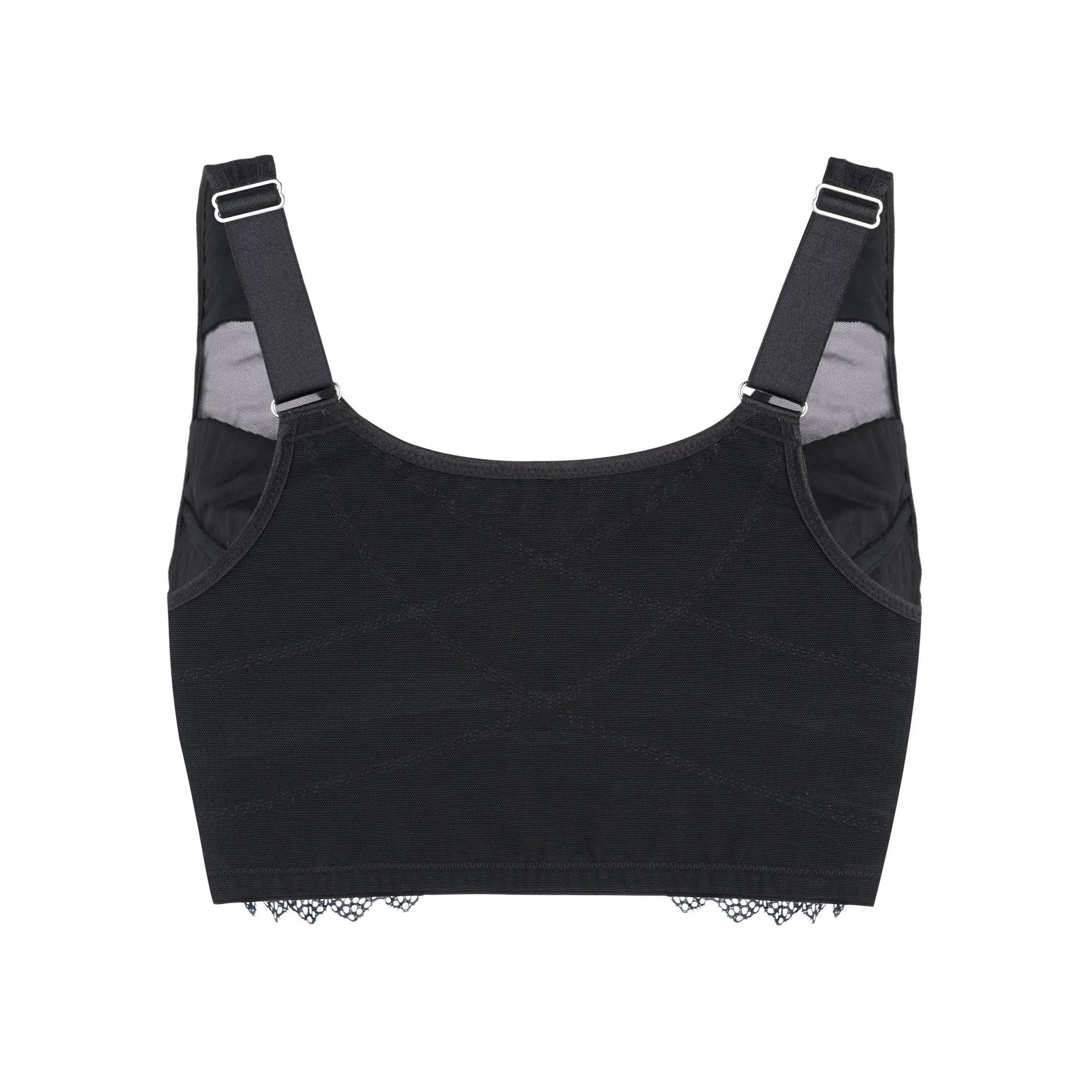 Claret Silk Back Support Cotton Sports Bra (Multiple Colors Available)