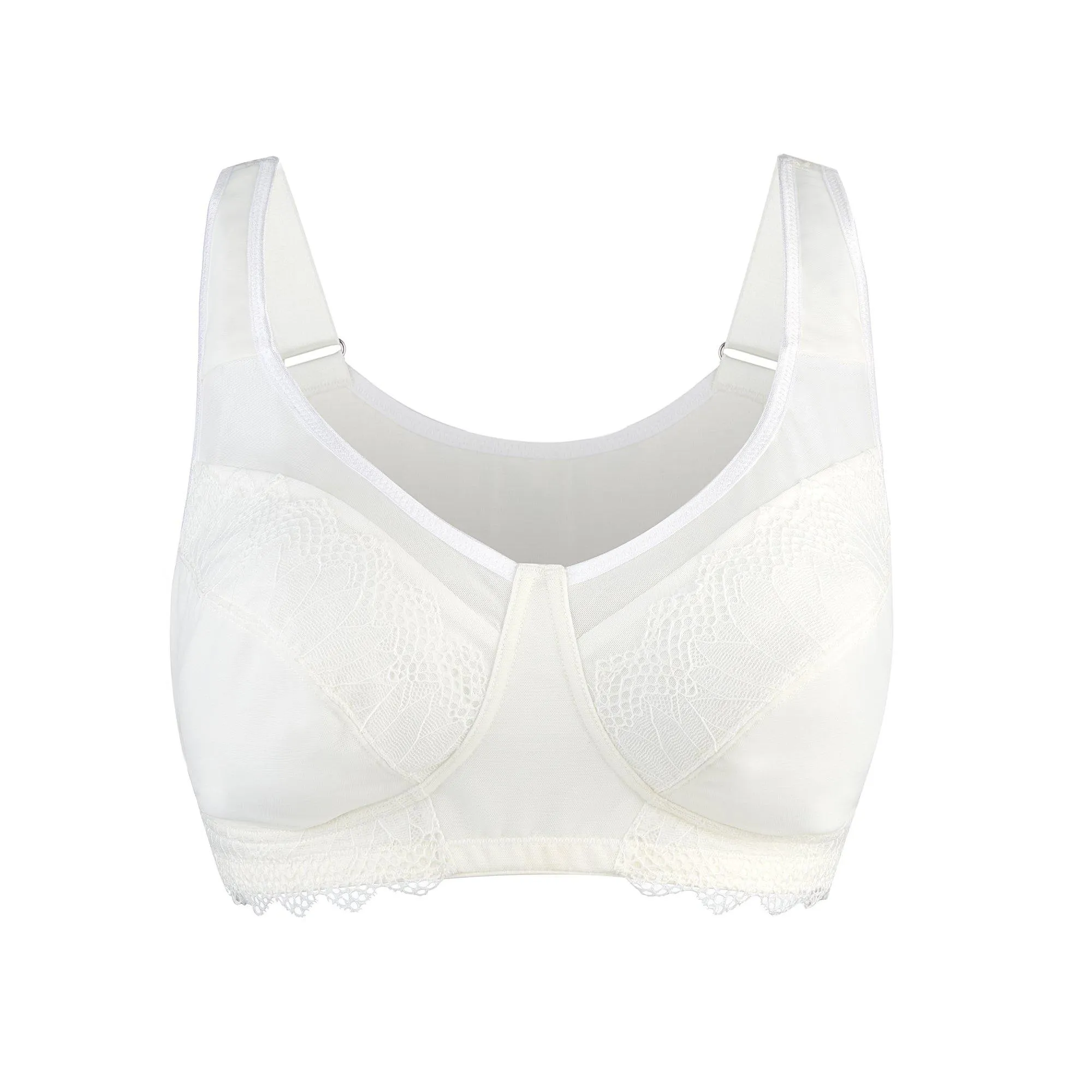 Claret Silk Back Support Cotton Sports Bra (Multiple Colors Available)
