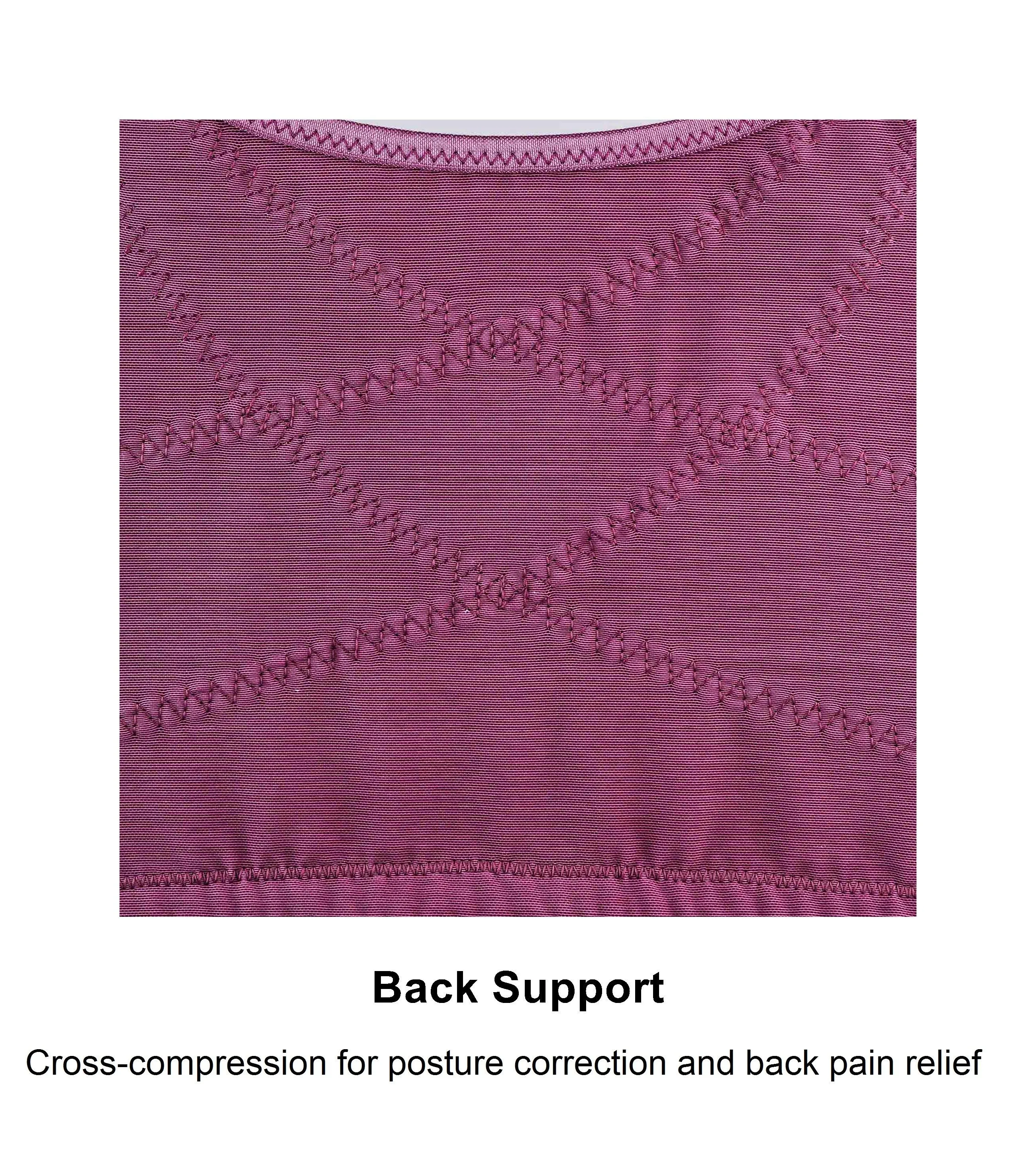 Claret Silk Back Support Cotton Sports Bra (Multiple Colors Available)
