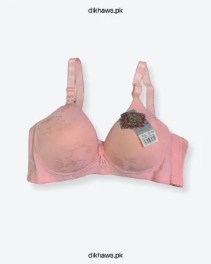 Comfortable Bra 2588 Peach- Single Padded Non Wired - Mi Sinuo- 2021