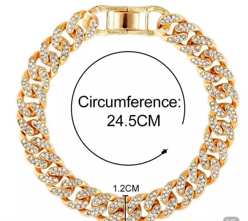 Cuban Link Anklet - 18k Gold Plated