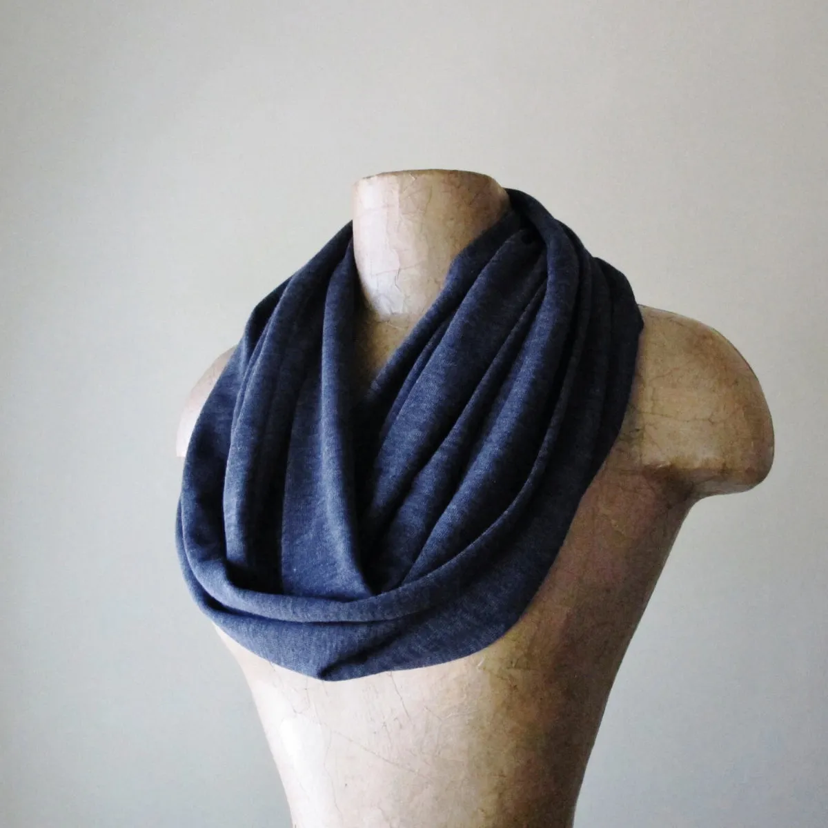 DENIM BLUE Infinity Scarf