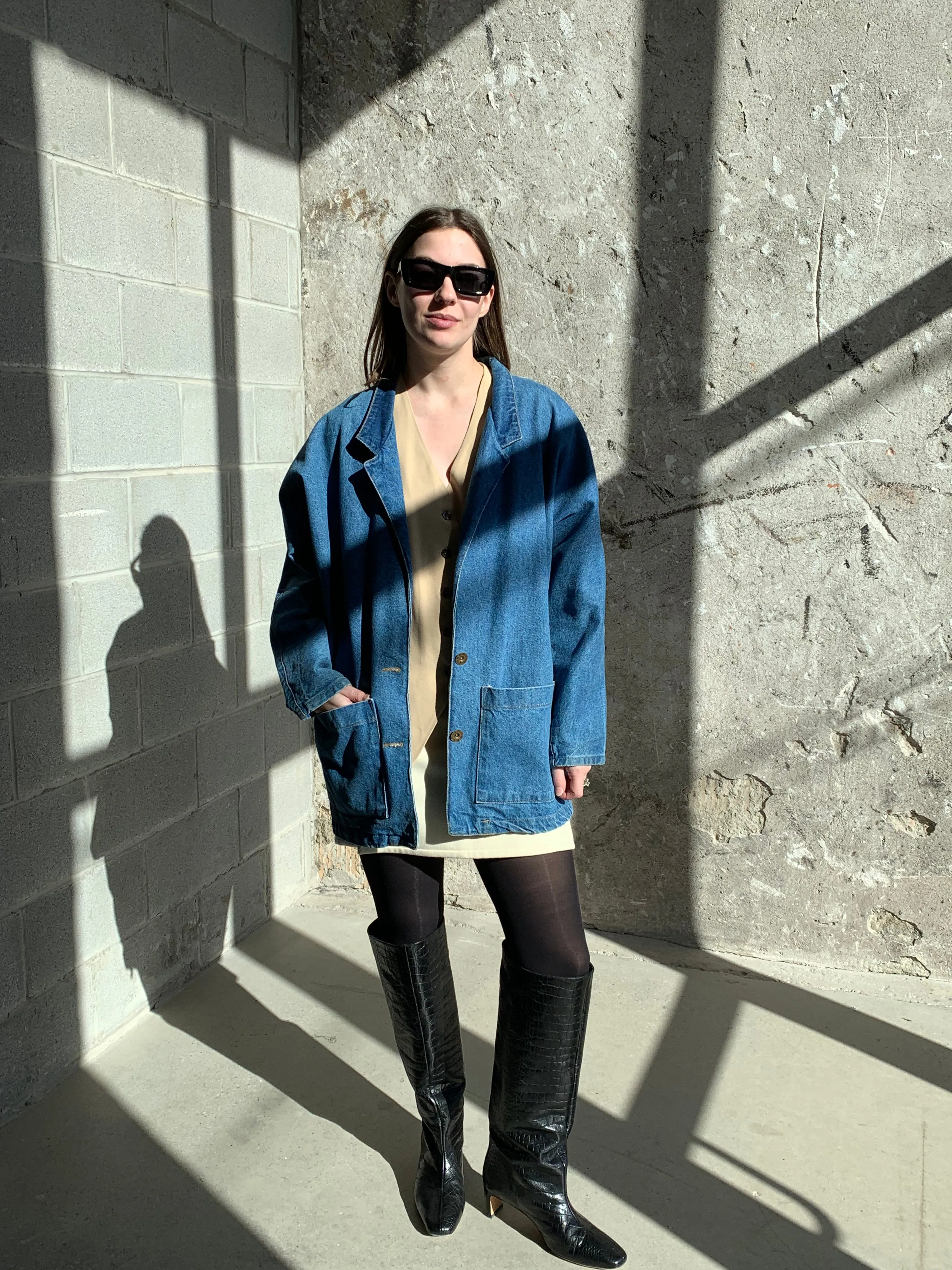 denim vintage chore jacket
