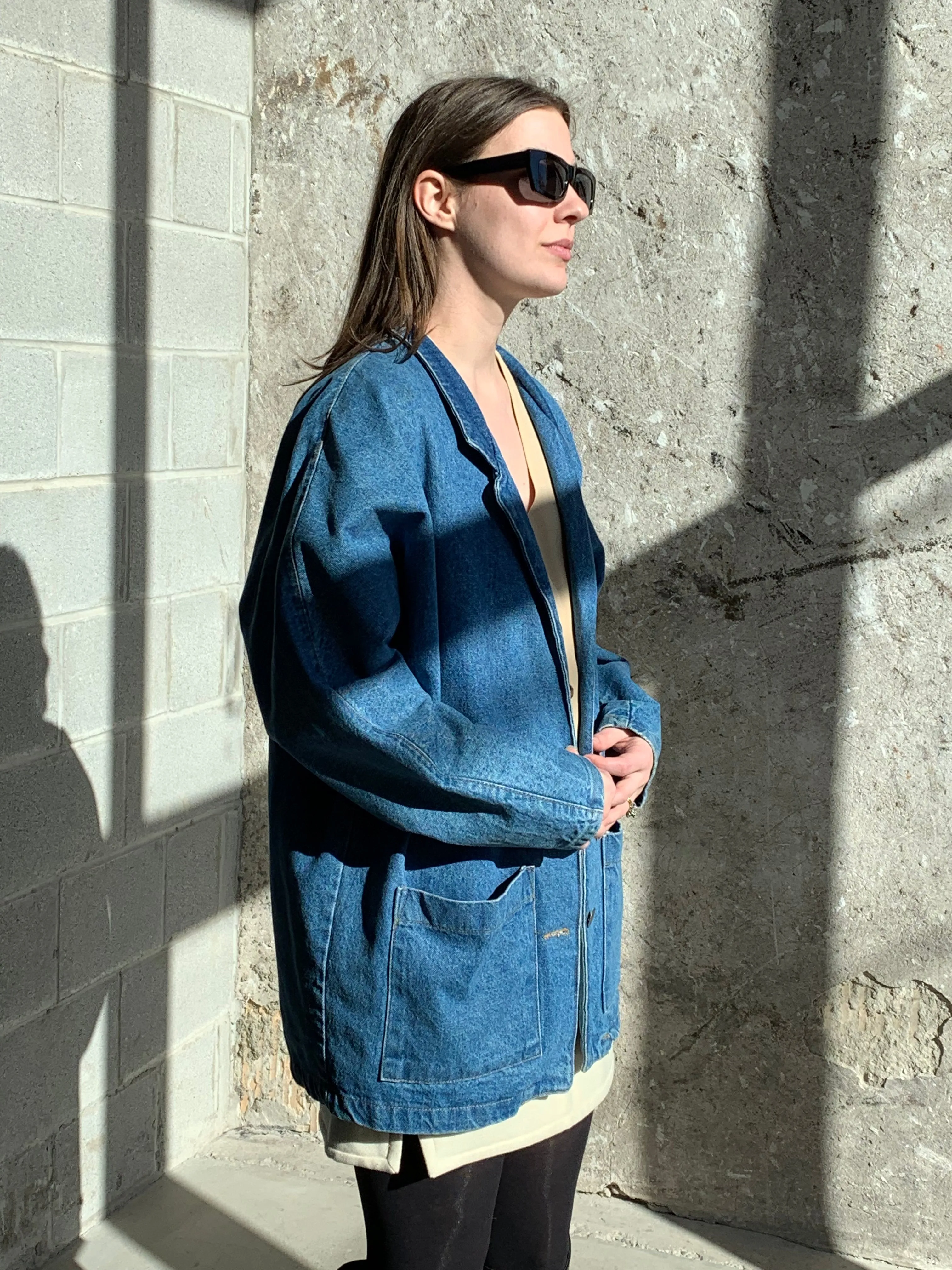 denim vintage chore jacket
