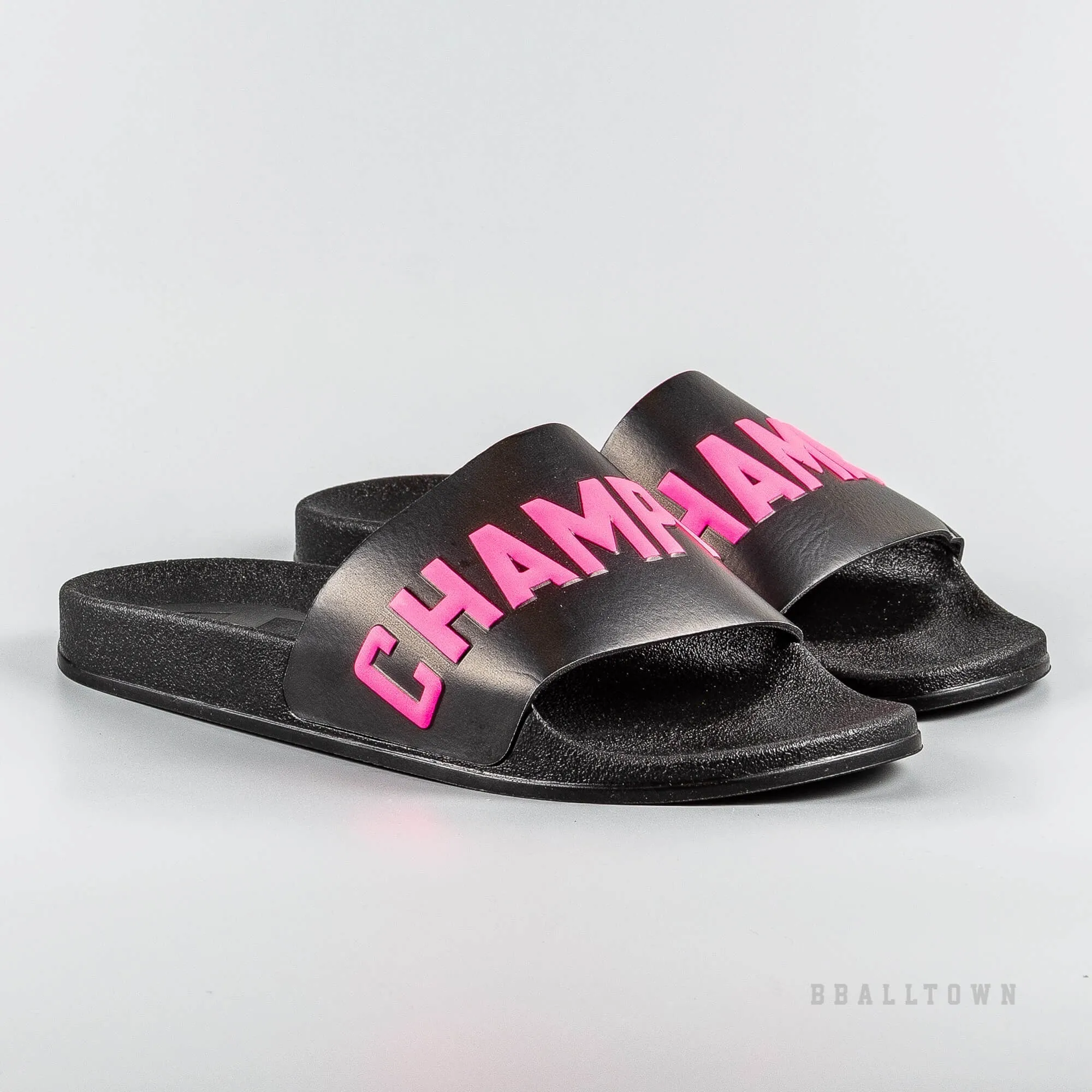 Dámske šlapky Champion Slide Varsity Black čierne