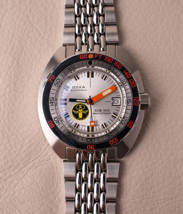 Doxa Sub 300 Searambler Aqua Lung Edition "Silver Lung"