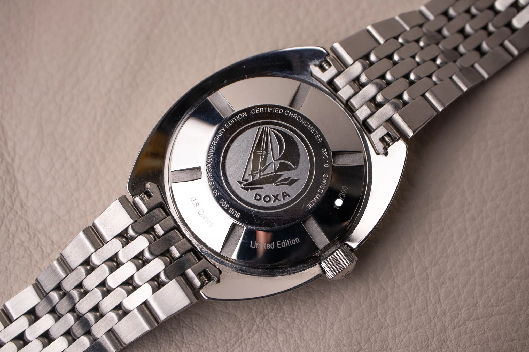 Doxa Sub 300 Searambler Aqua Lung Edition "Silver Lung"