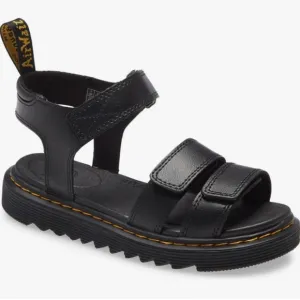 Dr. Martens Kids Klaire Sandal Shoes Sz 1 in Black