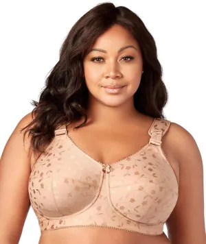 Elila Jacquard Wire-Free Bra - Mocha
