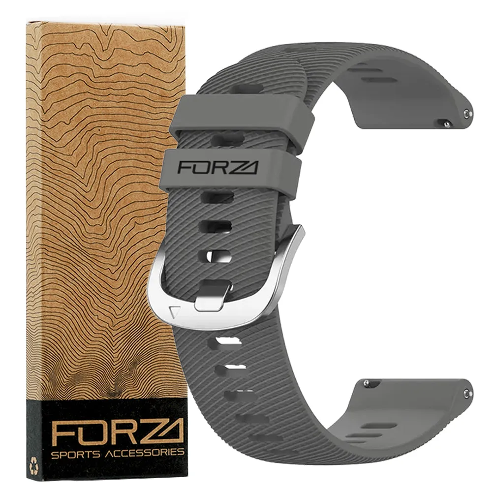 Elite 20mm Strap for Garmin Forerunner 645/245/55/Vivoactive 3/Vivomove/Venu/ Samsung Galaxy/Polar/Suunto & More