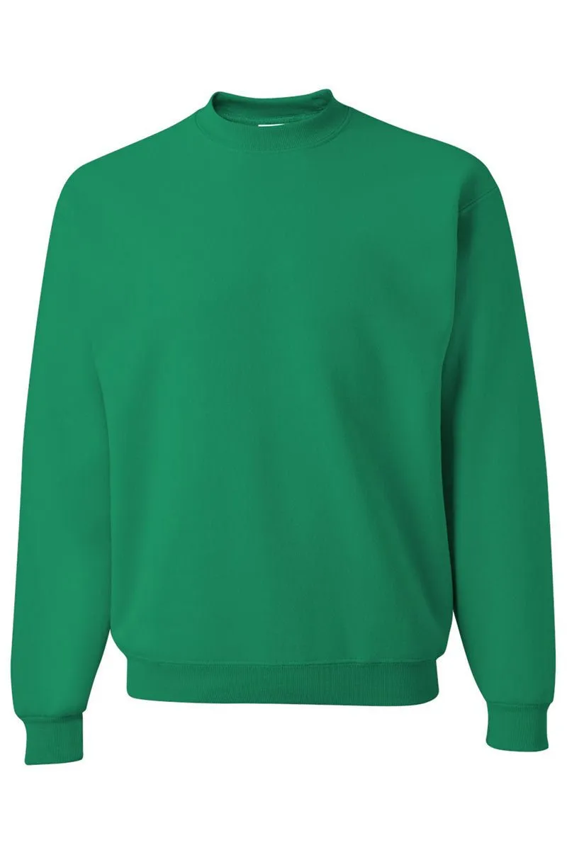 Embroidered Softball Mom Neckline Unisex NuBlend Crew Sweatshirt *Choose Thread Color