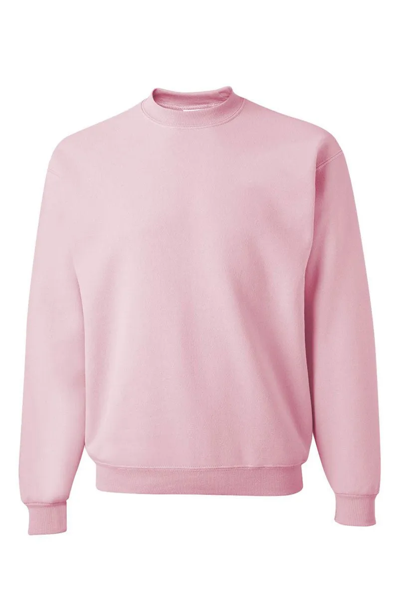Embroidered Softball Mom Neckline Unisex NuBlend Crew Sweatshirt *Choose Thread Color