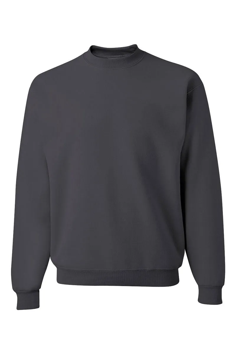 Embroidered Softball Mom Neckline Unisex NuBlend Crew Sweatshirt *Choose Thread Color