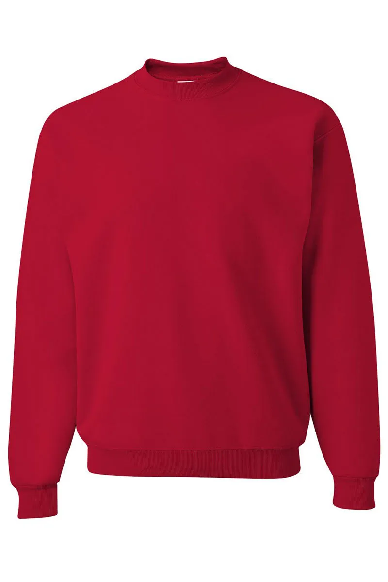 Embroidered Softball Mom Neckline Unisex NuBlend Crew Sweatshirt *Choose Thread Color