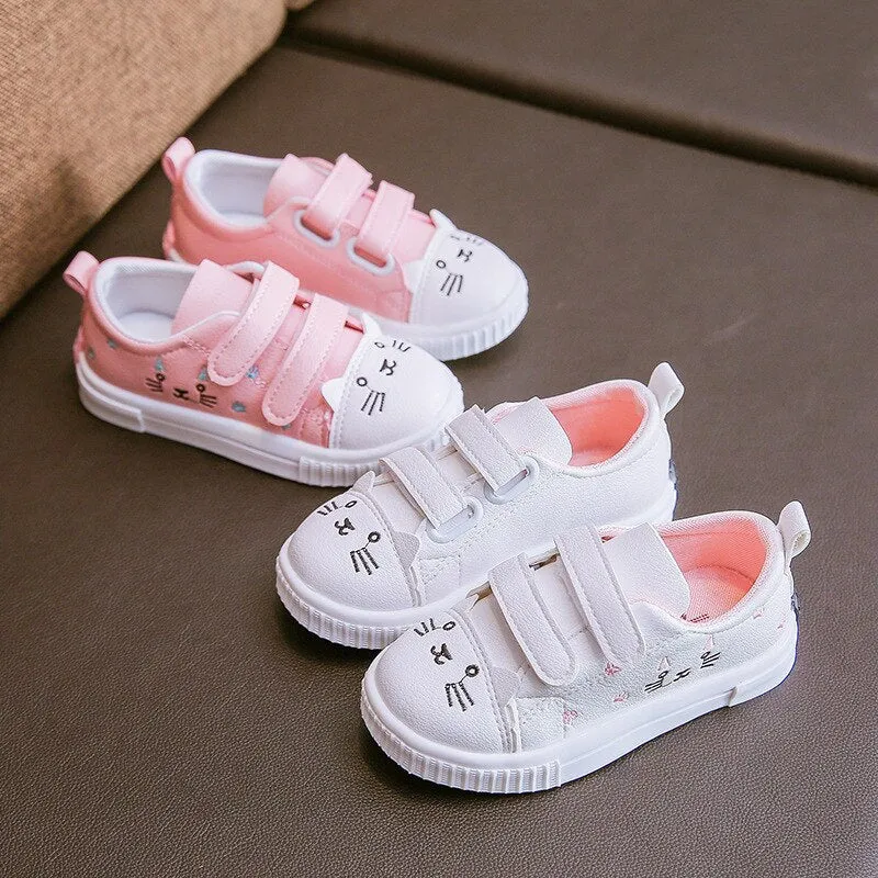 Fashion Skate Sneakers Anti-slid Sports Shoes Cute Cartoon Cat