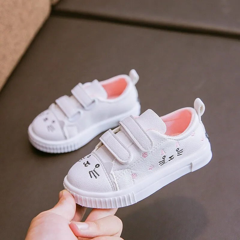 Fashion Skate Sneakers Anti-slid Sports Shoes Cute Cartoon Cat