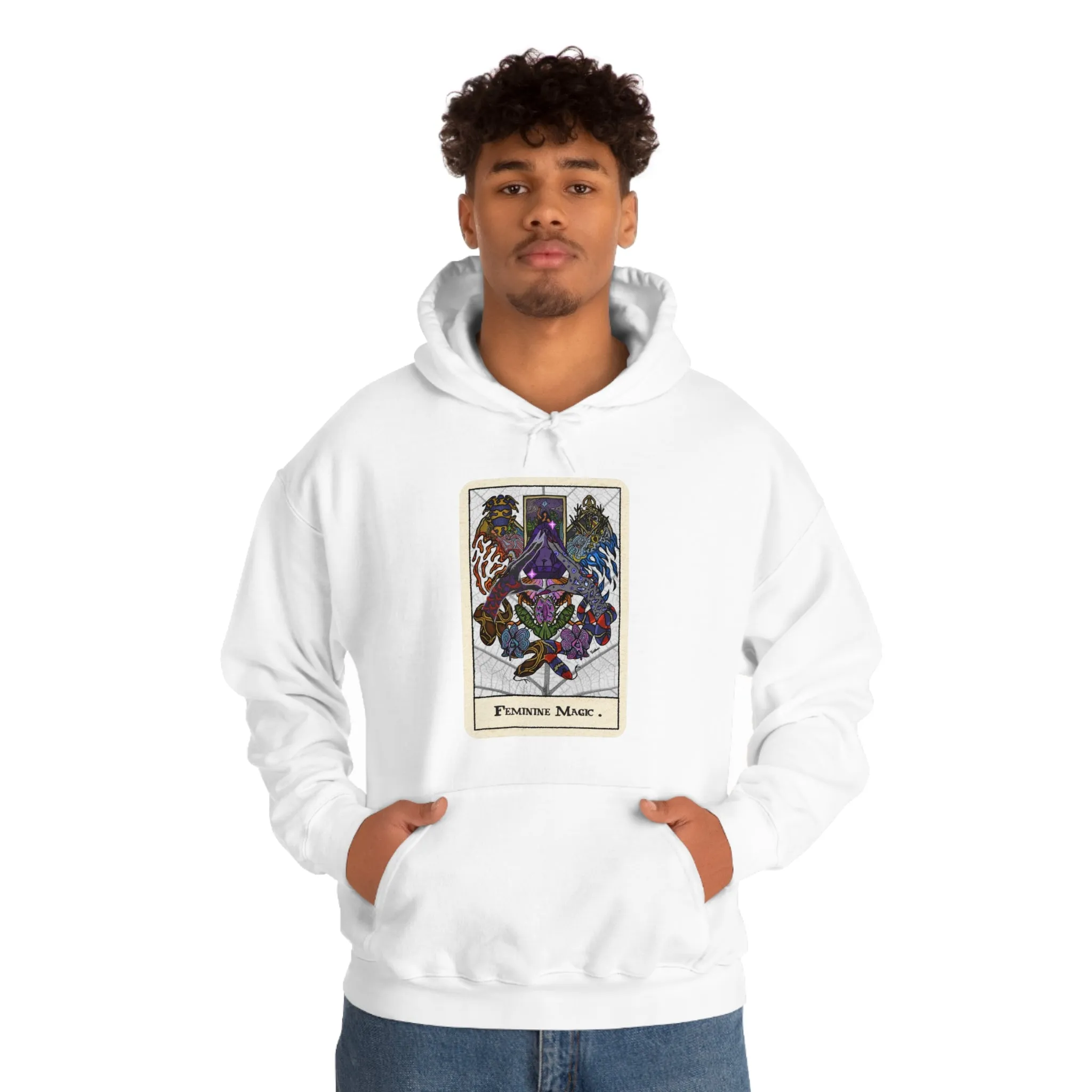 Feminine Magic Unisex Heavy Blend™ Hooded Sweatshirt (S-5XL)