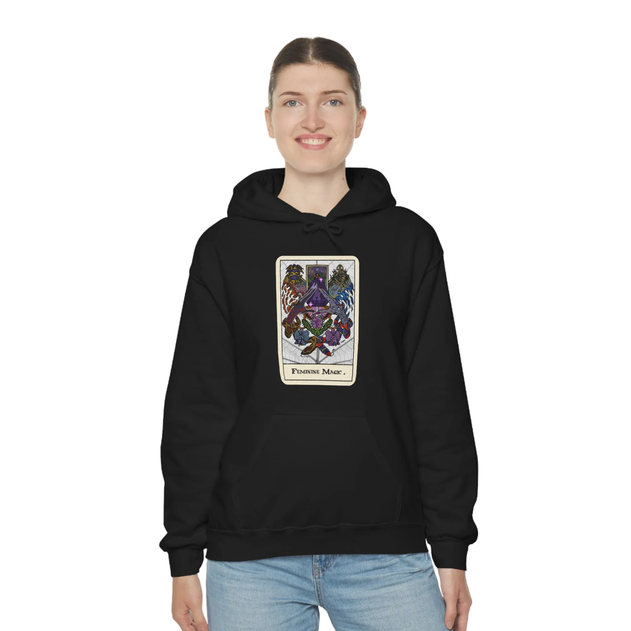 Feminine Magic Unisex Heavy Blend™ Hooded Sweatshirt (S-5XL)