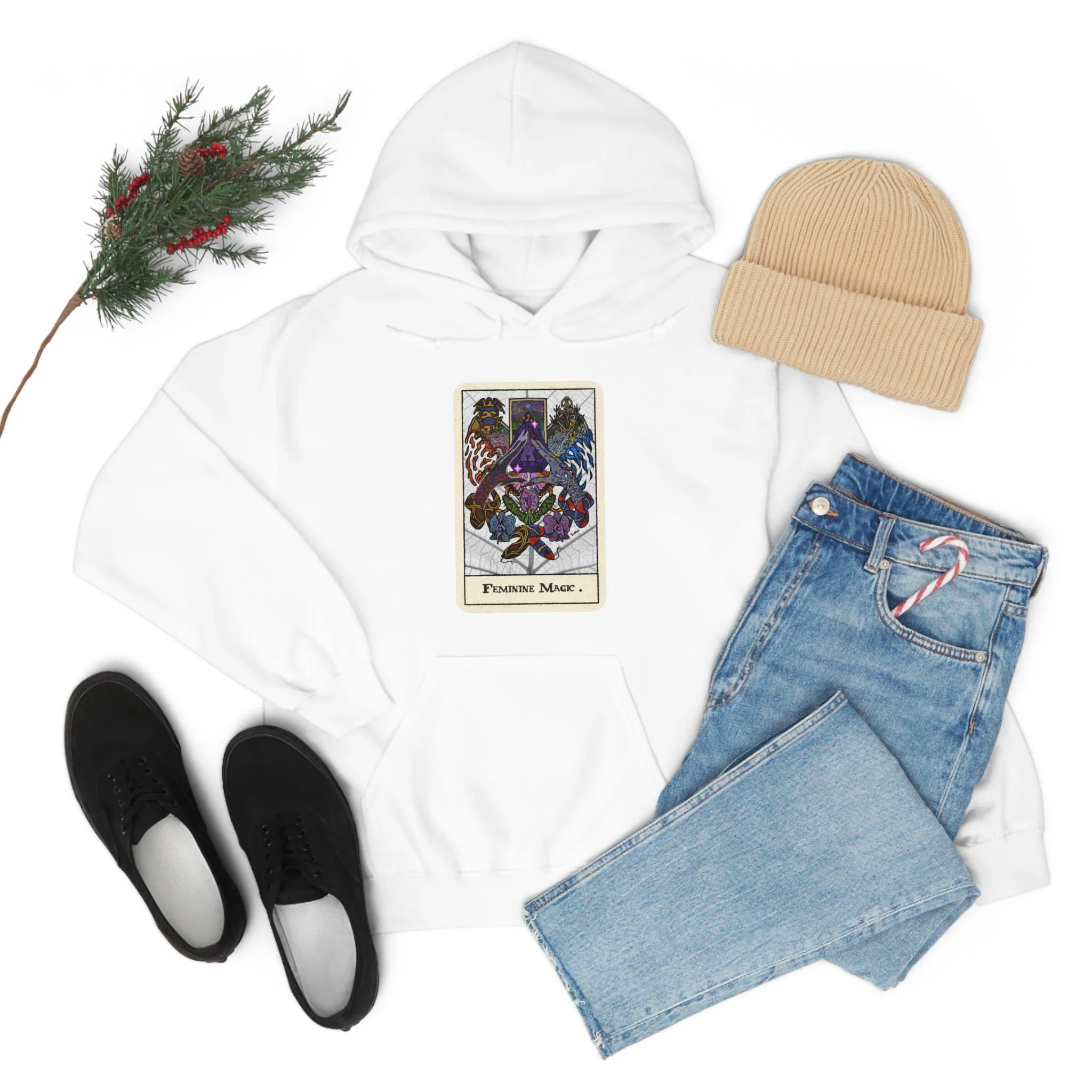 Feminine Magic Unisex Heavy Blend™ Hooded Sweatshirt (S-5XL)