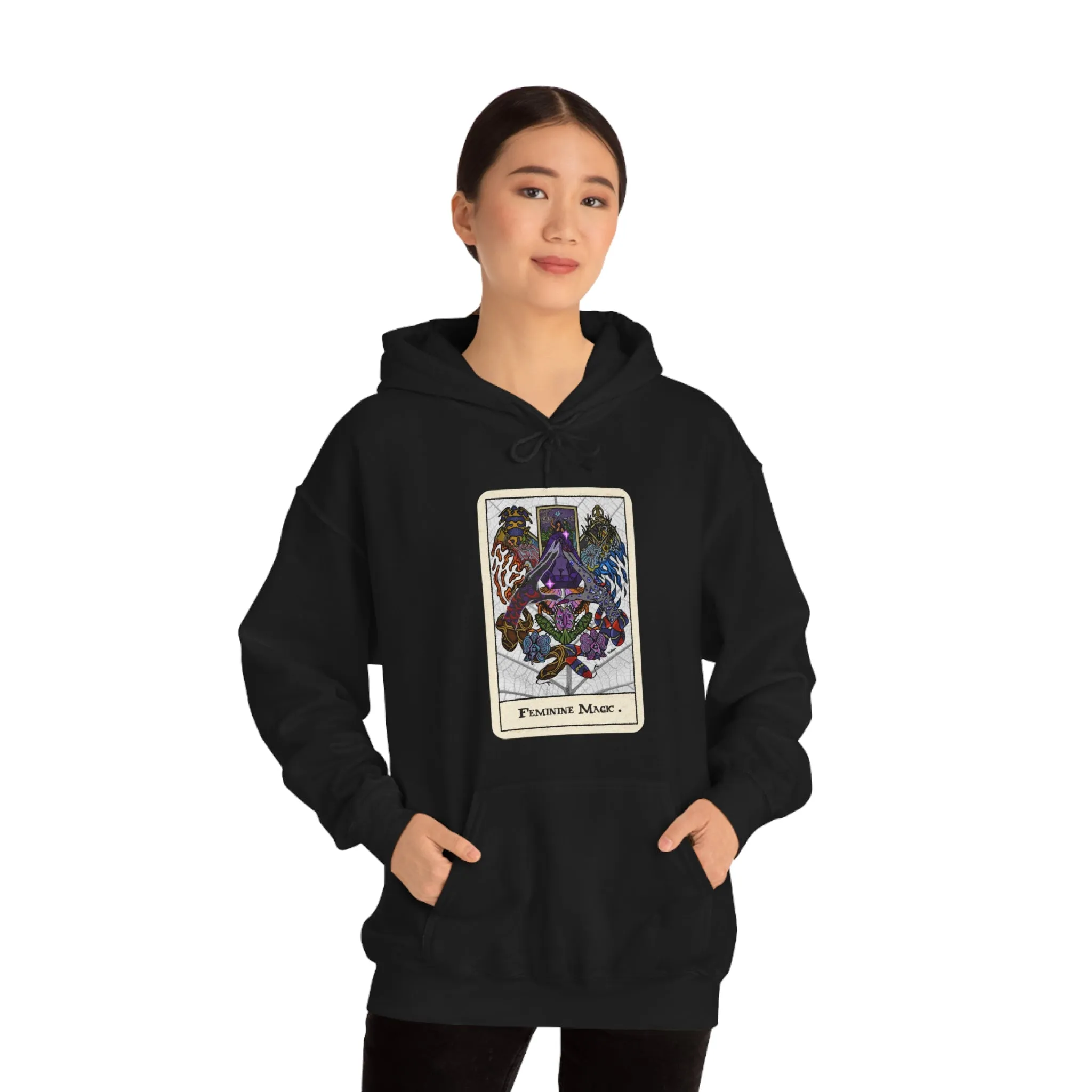 Feminine Magic Unisex Heavy Blend™ Hooded Sweatshirt (S-5XL)