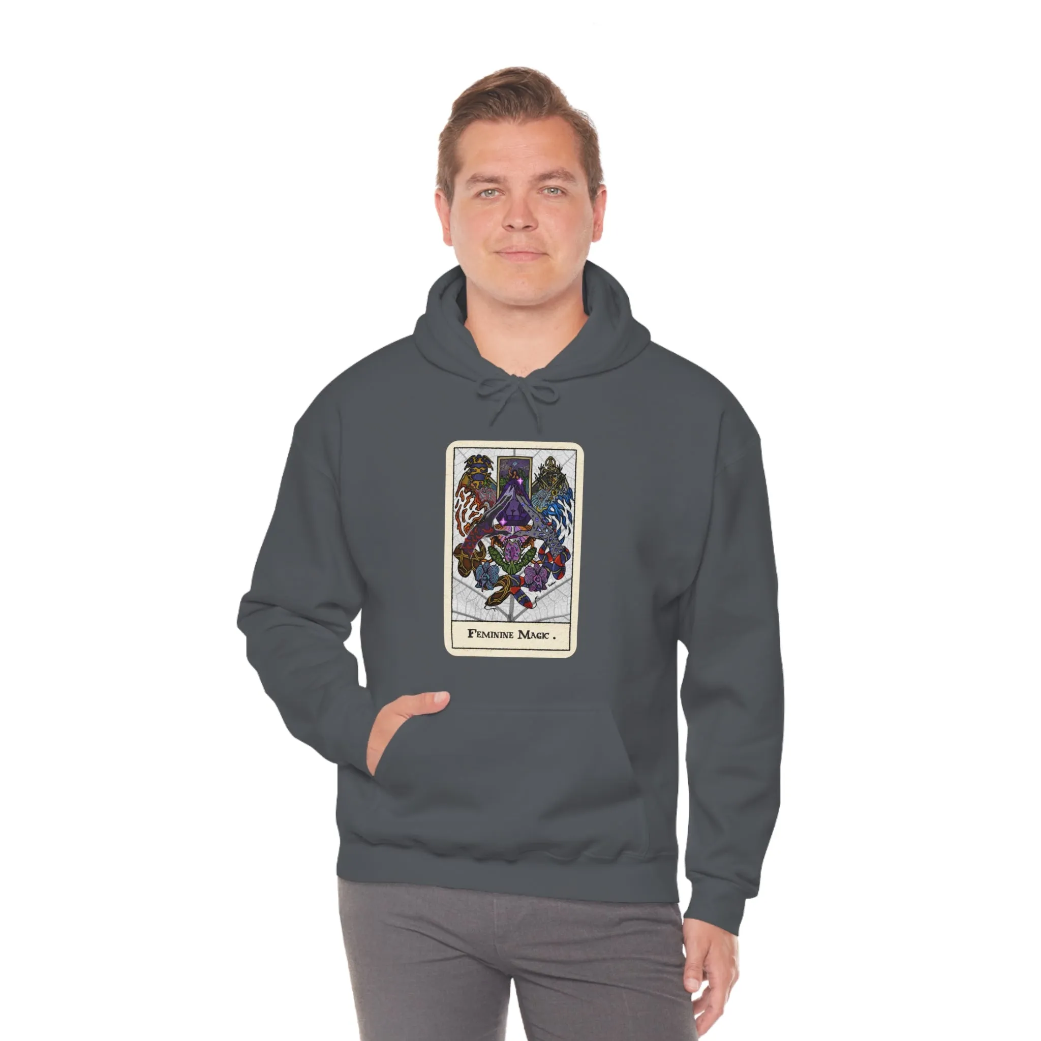 Feminine Magic Unisex Heavy Blend™ Hooded Sweatshirt (S-5XL)