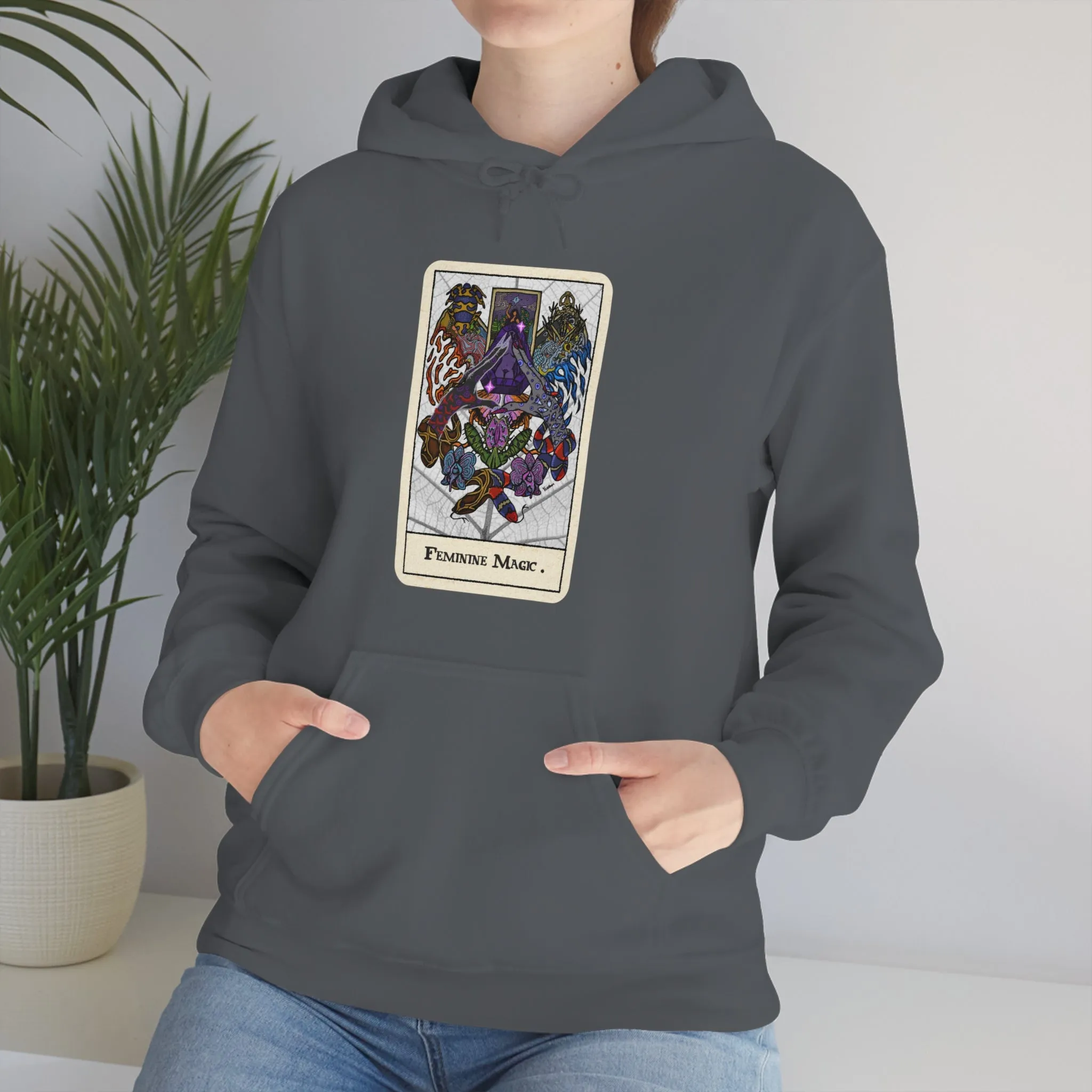 Feminine Magic Unisex Heavy Blend™ Hooded Sweatshirt (S-5XL)