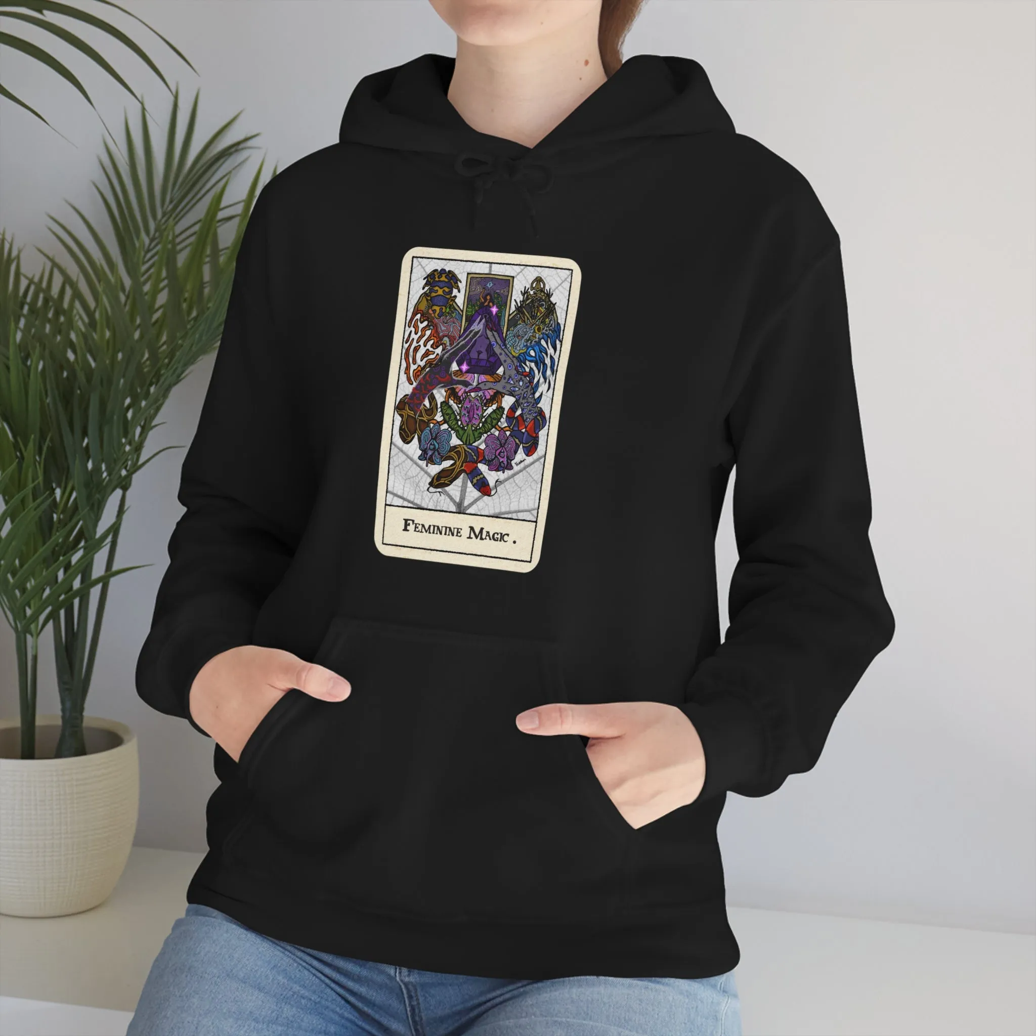Feminine Magic Unisex Heavy Blend™ Hooded Sweatshirt (S-5XL)