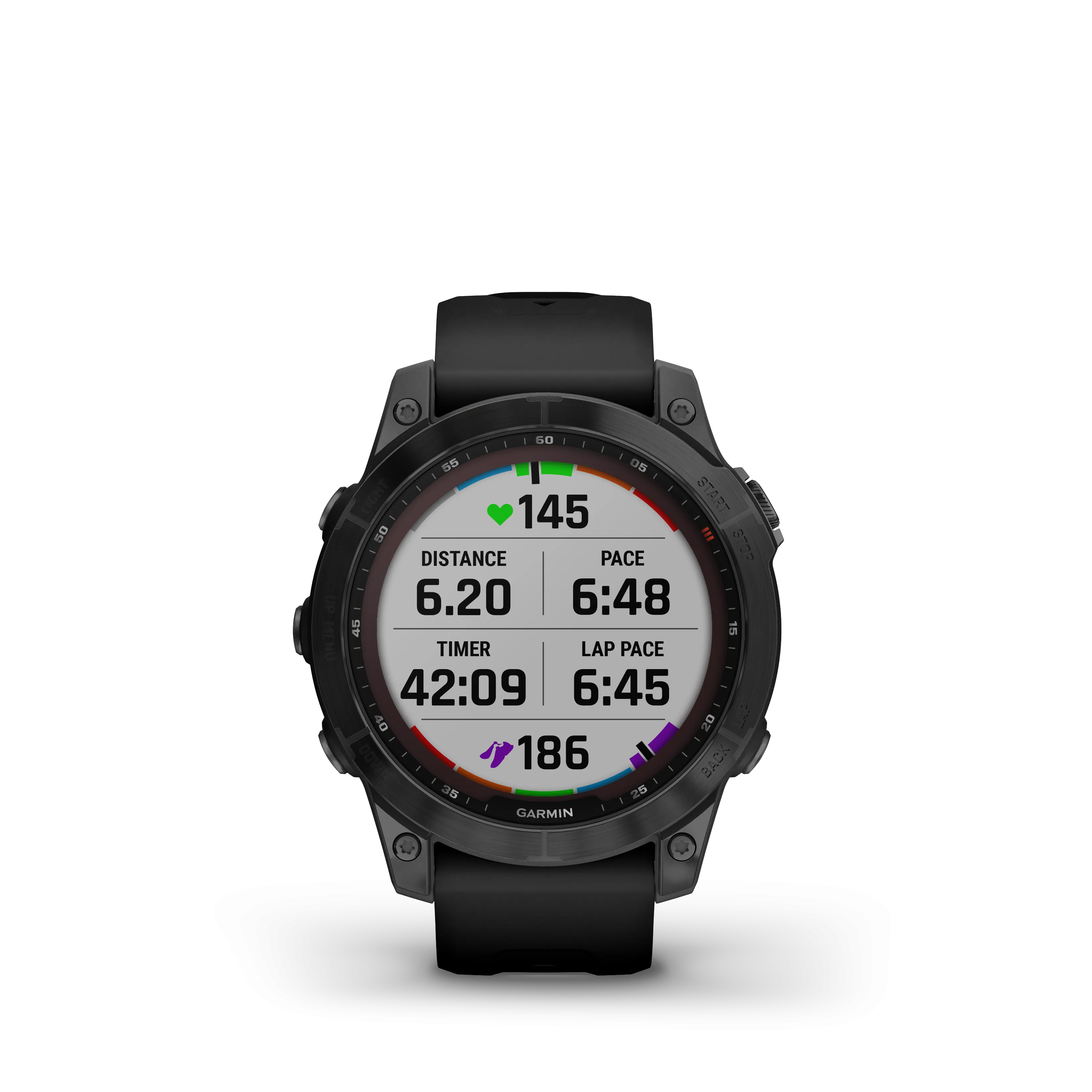 Fenix 7 Sapphire Black Titanium With Black Band GPS Watch
