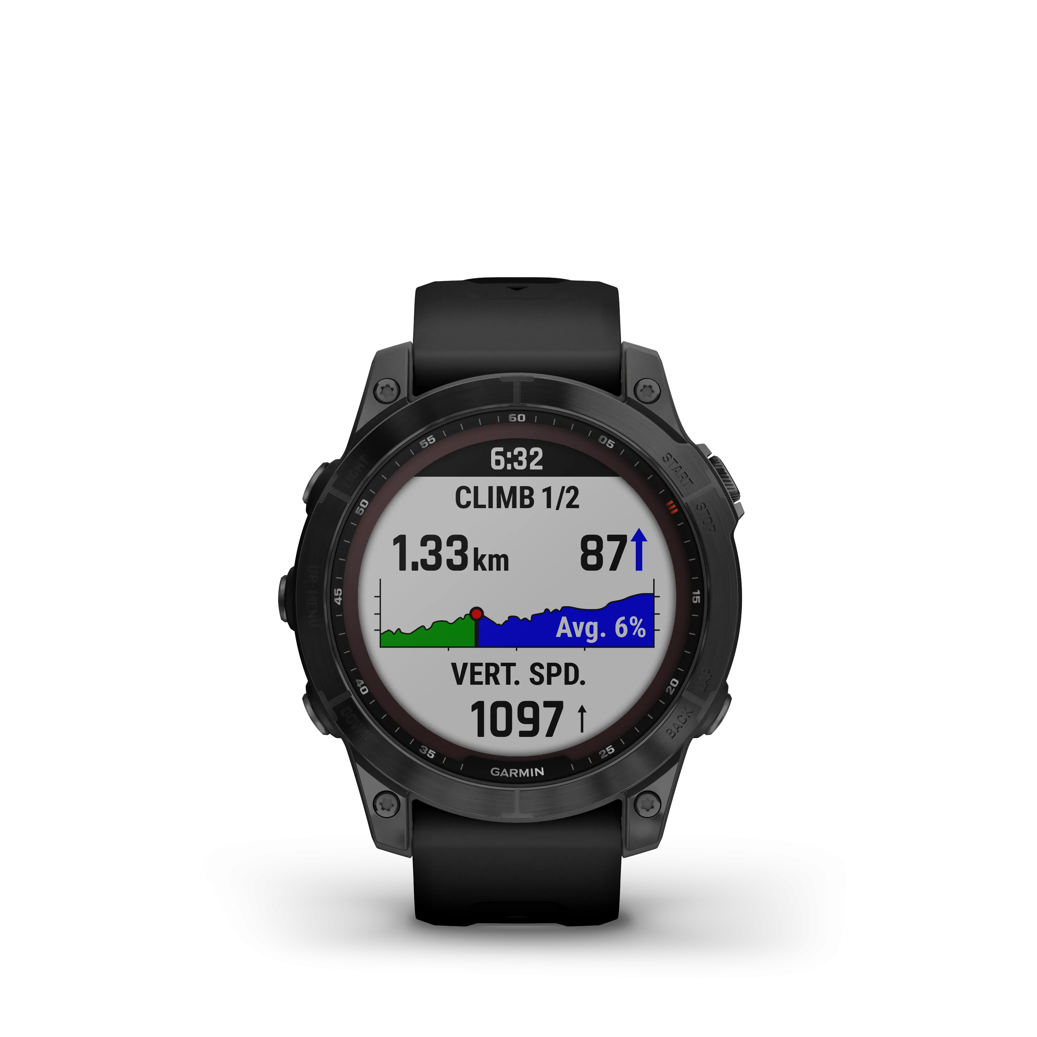 Fenix 7 Sapphire Black Titanium With Black Band GPS Watch