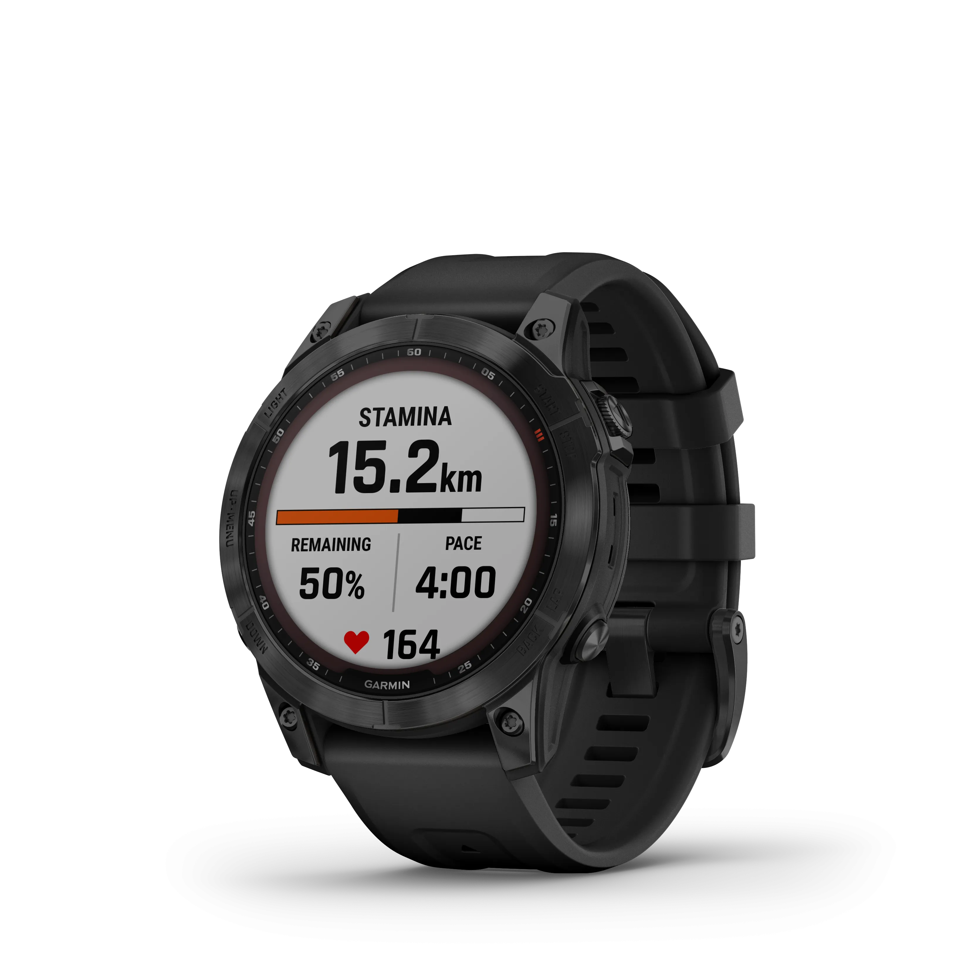 Fenix 7 Sapphire Black Titanium With Black Band GPS Watch