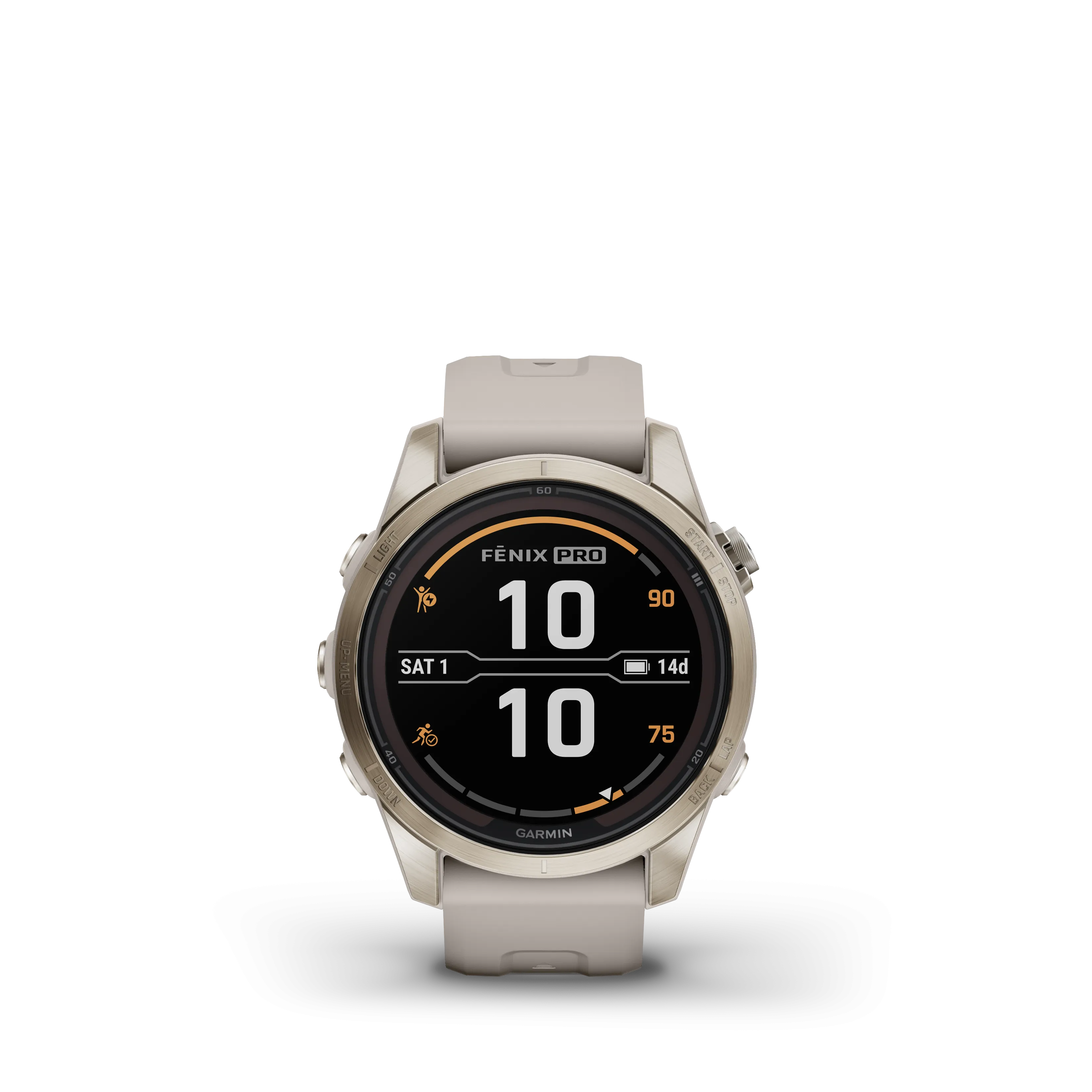 Fenix 7S Pro Sapphire Solar Soft Gold With Light Sand Band