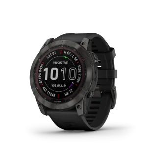 Fenix 7X Solar Smart Watch - Grey/Black - 010-02541-11