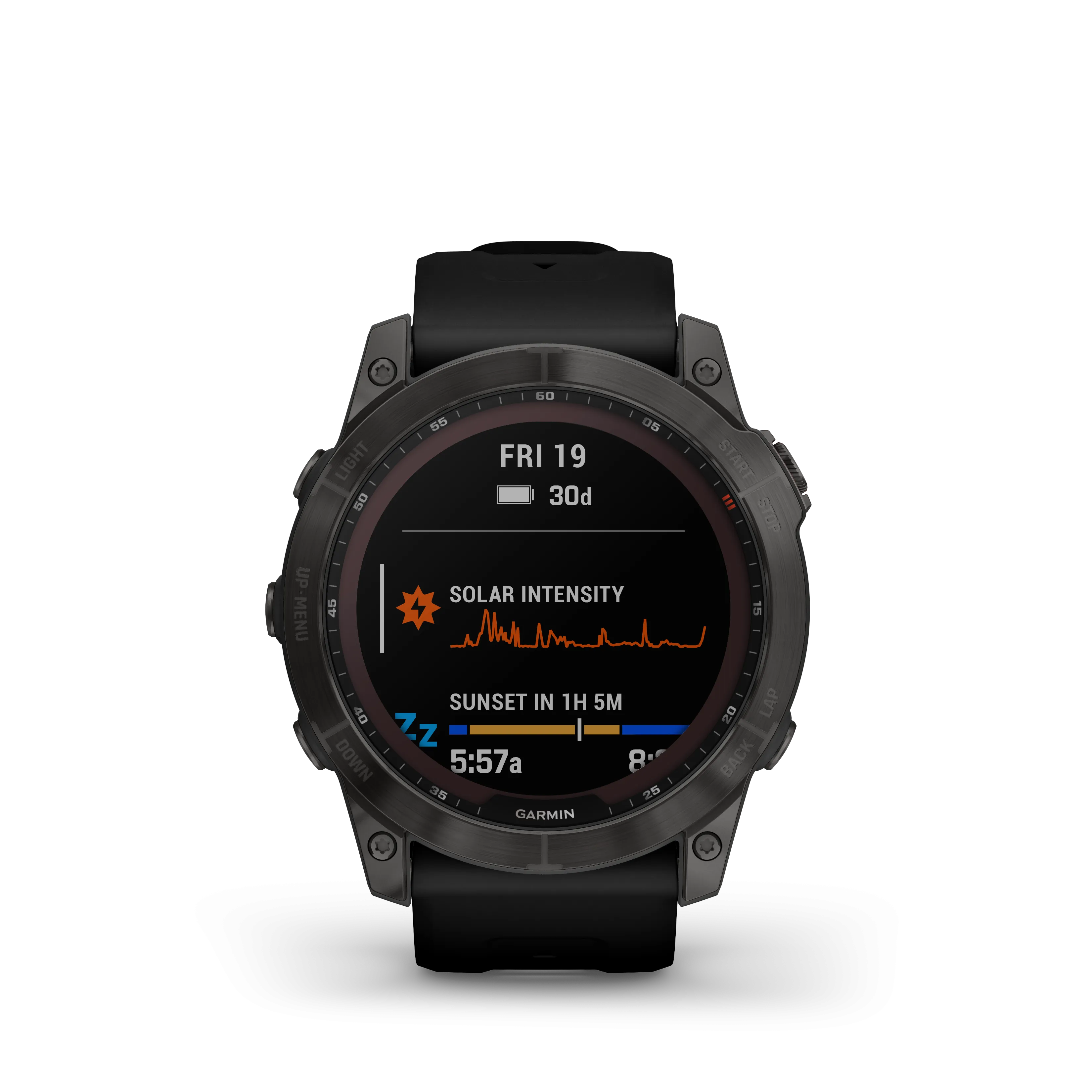 Fenix 7X Solar Smart Watch - Grey/Black - 010-02541-11