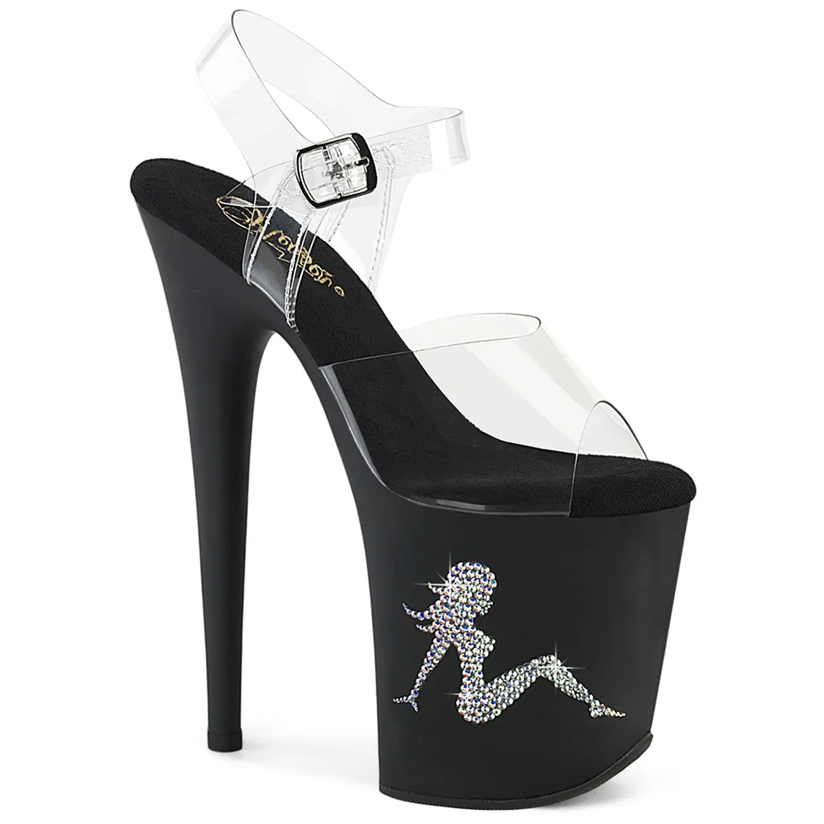 FLAMINGO-808TGRS  Clear/Black-AB Silver