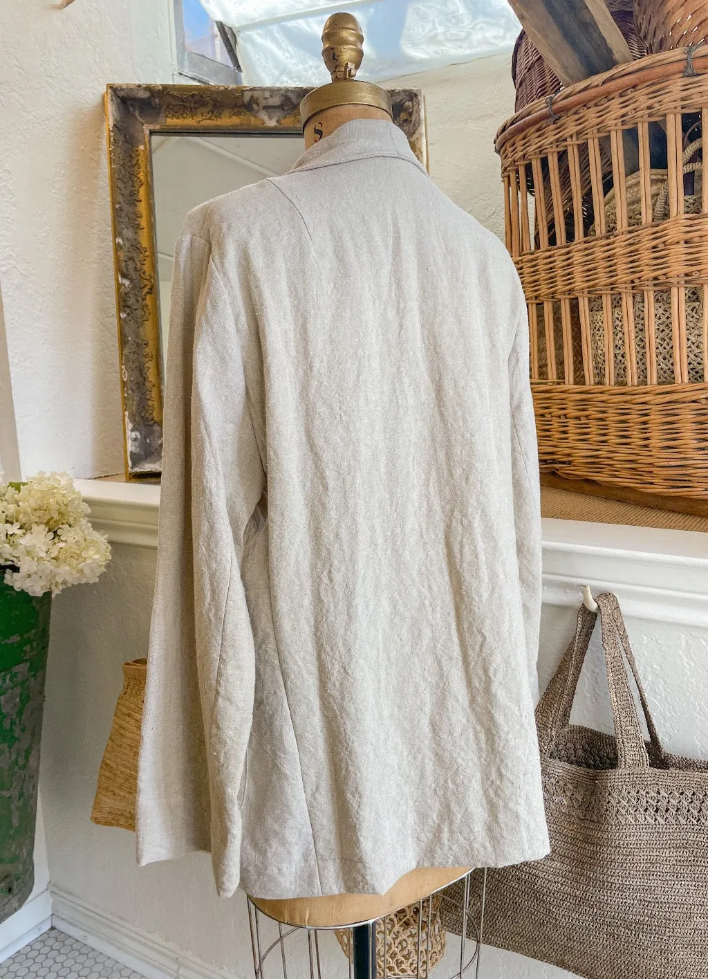 French Linen Oversized Jacket
