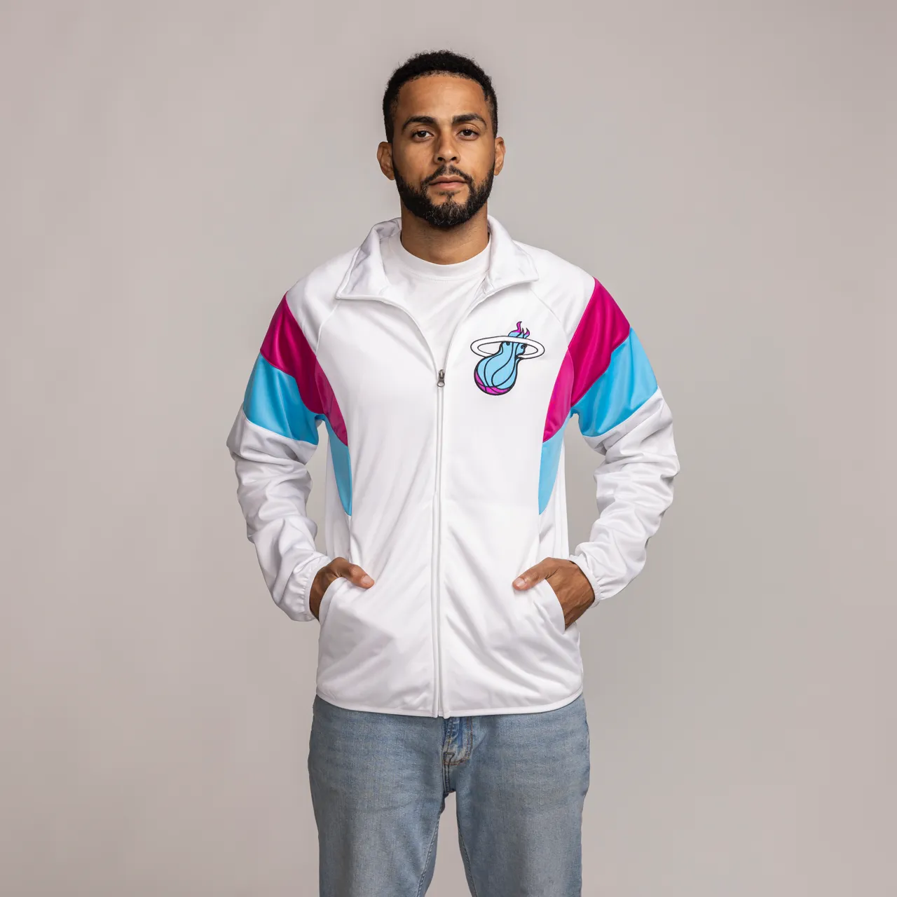 G-III Sports Miami HEAT Original Vice Full Zip Jacket